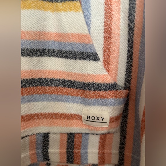 Roxy Women’s Wild‎ and Free Surf Hoodie Striped Hoodie Size Small - Picture 2 of 10